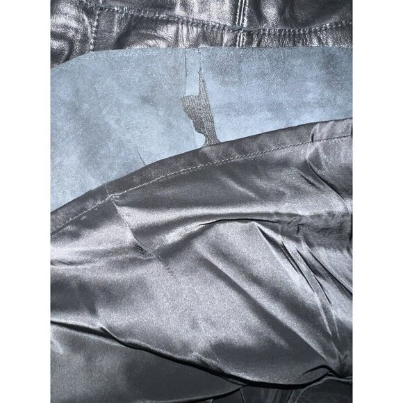 Halogen 100% LEATHER DRESS PONTE BLACK FIT FLARE CAREER SIZE 2 $295 (B) - Picture 11 of 12